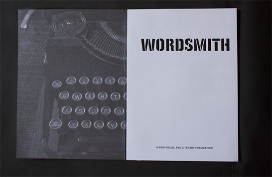 Inside spread of &quot;Wordsmith&quot; book